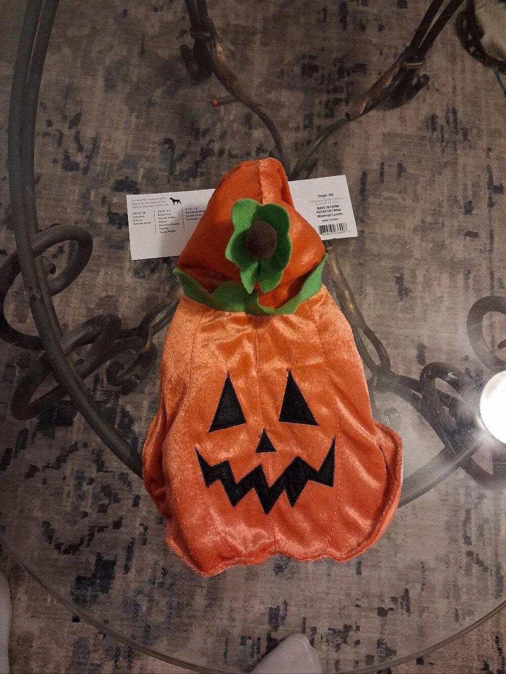 Puppy Pumpkin Costume - Orange Jack-O'-Lantern